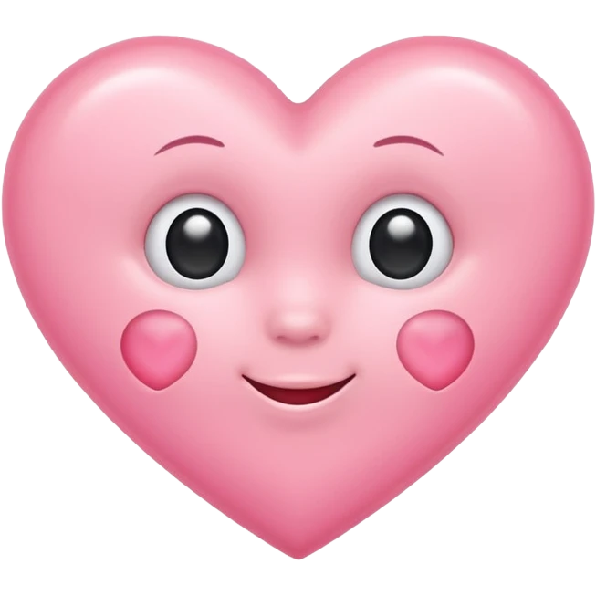 Baby pink heart emoji emoji