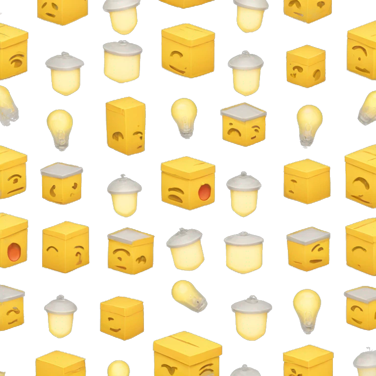 box with lamps emoji