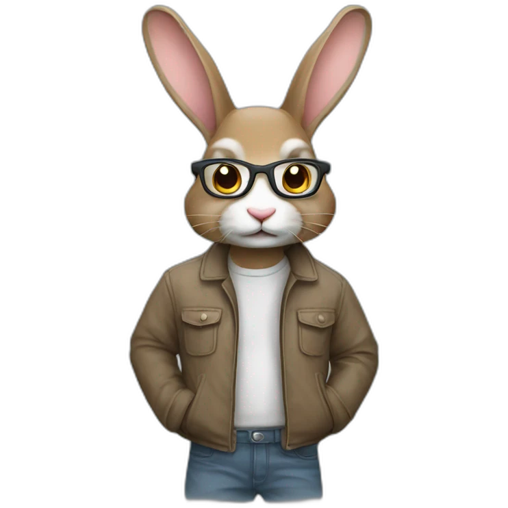 Rabbit programmer emoji