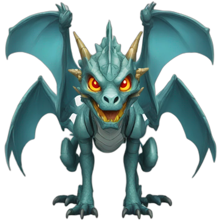 cyborg dragon emoji