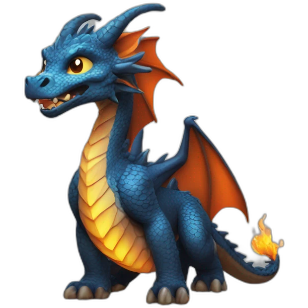 Dragon de feu emoji