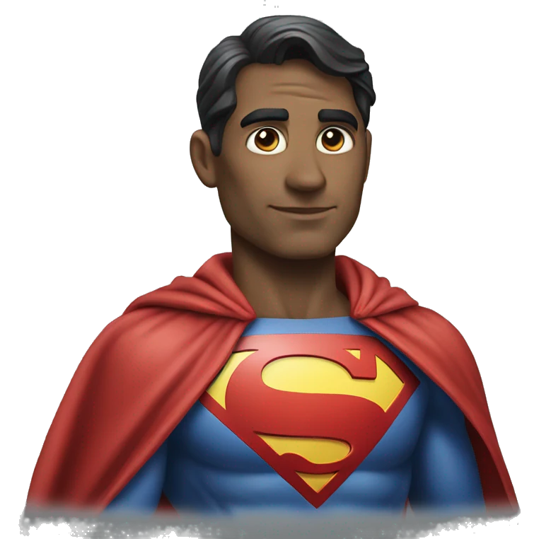 superman intelligent emoji
