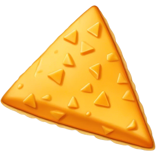 Nacho cheese chip emoji