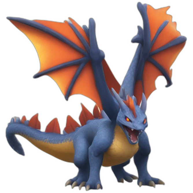Dracaufeu in Pokémon go emoji