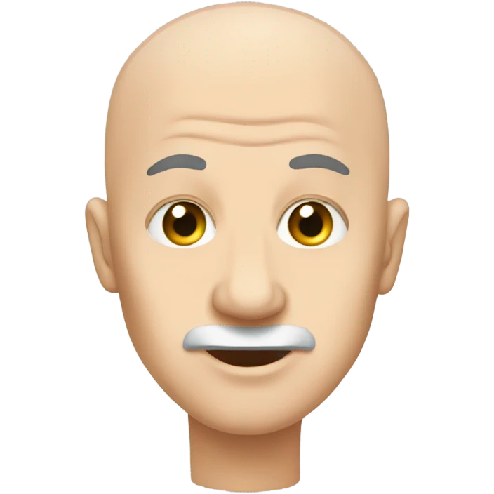 bald pole emoji