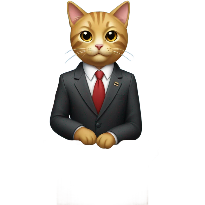 Cat president emoji
