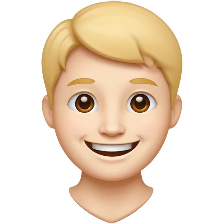 house shaped face mascot on neck  emoji