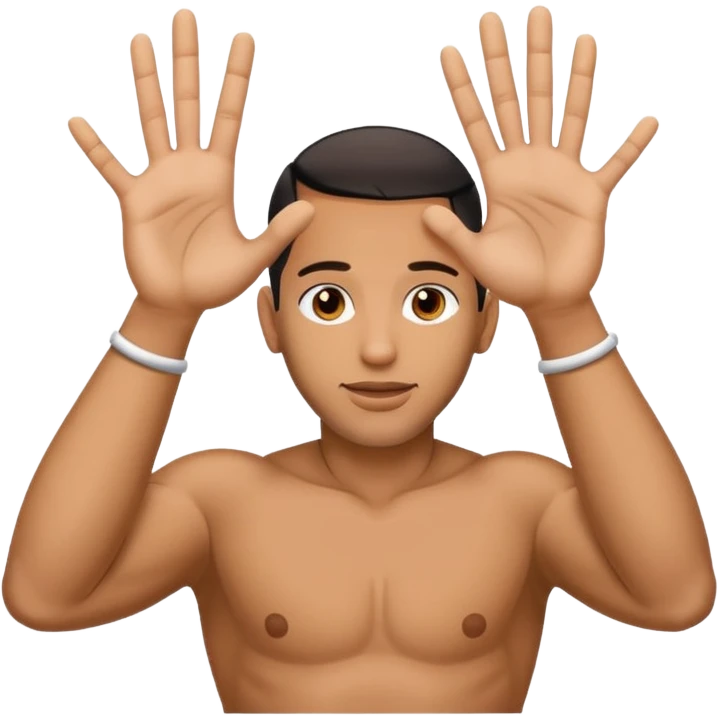 Two hands yeeting like how jey USO does  emoji
