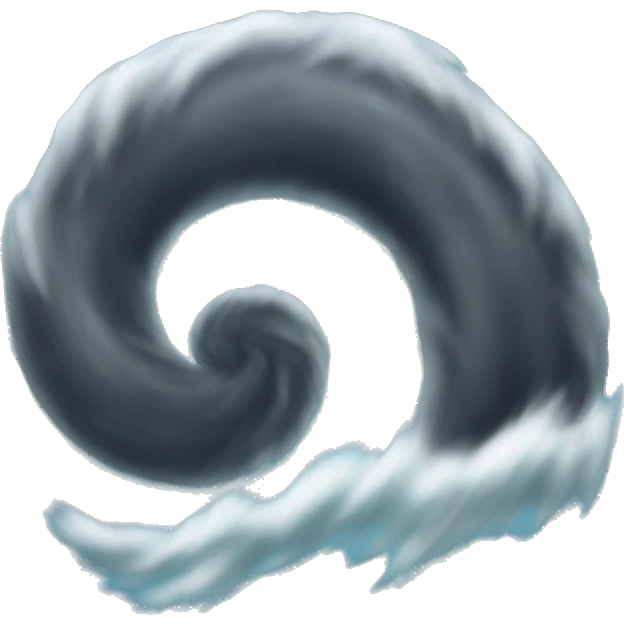 a hurricane emoji