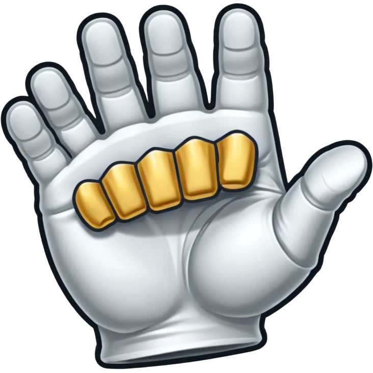 Stendarr fist (skyrim) sticker, white background emoji