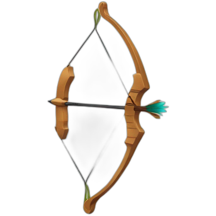 bow an arrow emoji