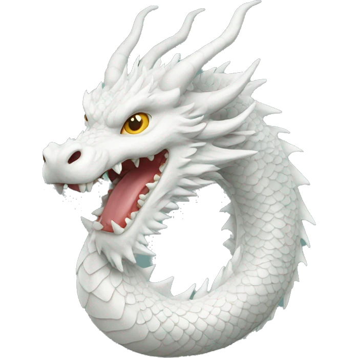 chinese white dragon emoji