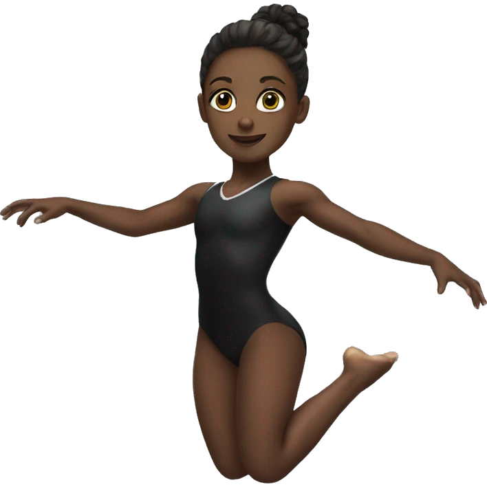 BLACK GYMNAST emoji