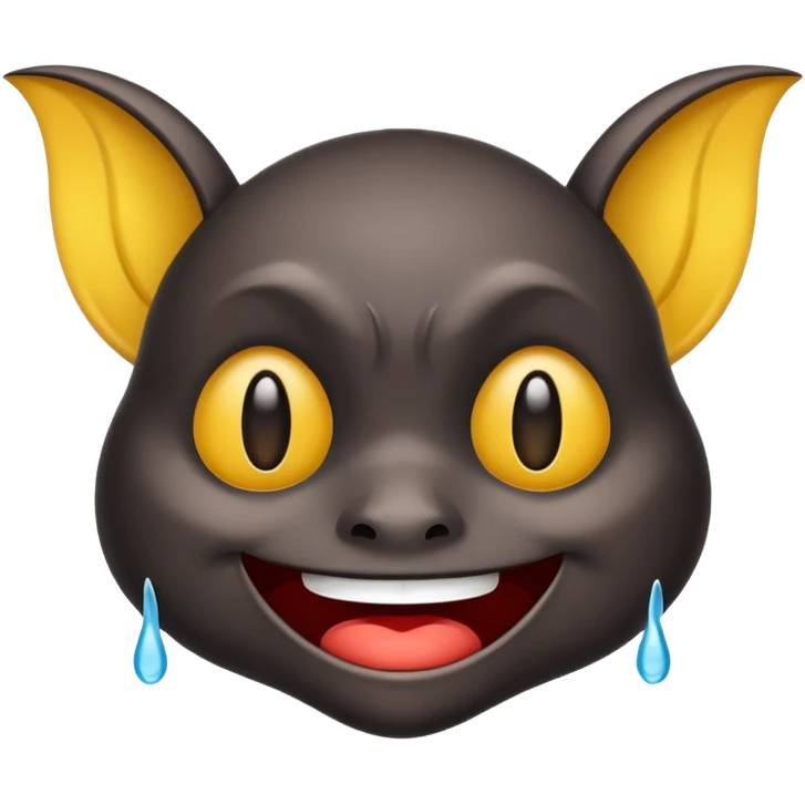 Emotional bat emoji emoji