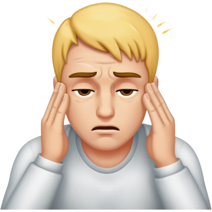 lots of work, headeck emoji