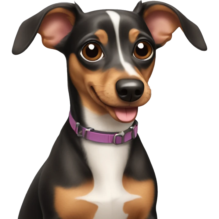 Dachshund and Chihuahua mix dog emoji