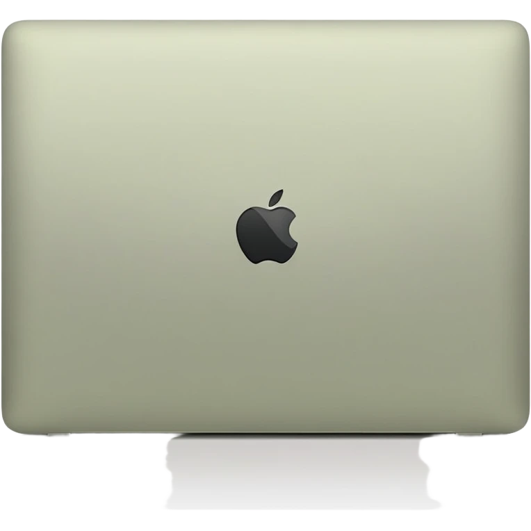 Pale olive macbook emoji