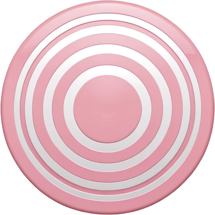 Light pink target emoji