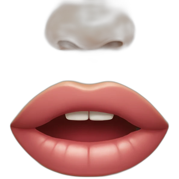lip bite emoji