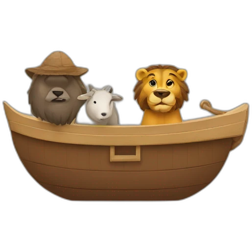 Noah and Ark emoji