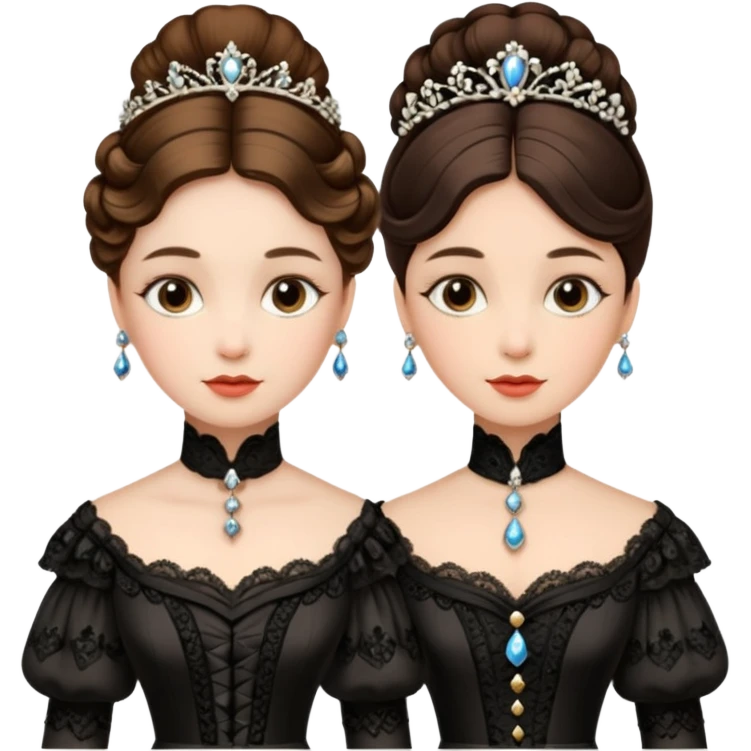 Victorian ladies  emoji