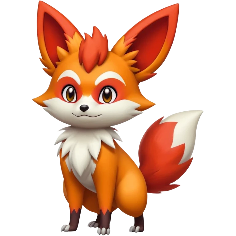 Zangoose-Fennekin-Litten-Hybrid (Full body) emoji