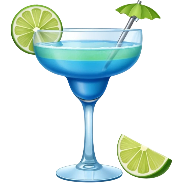 blue margarita emoji