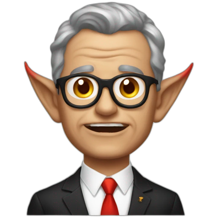 Álvaro Uribe as Satan emoji