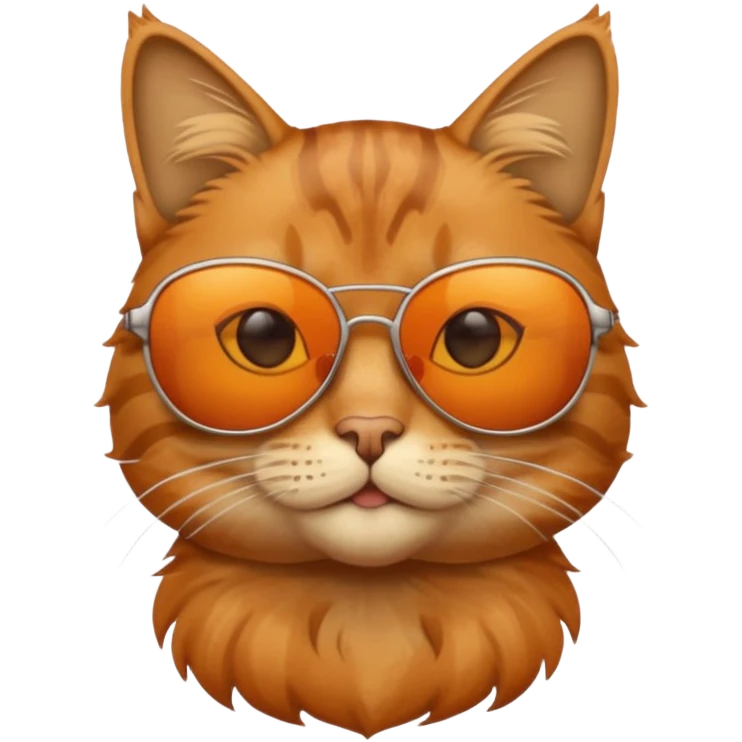 Cat wearing sunglasses emoji