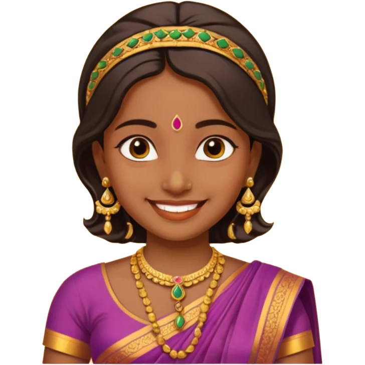 South India aesthetics for a girl’s picture  emoji