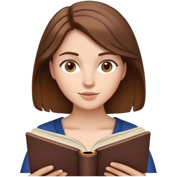 woman reading book emoji