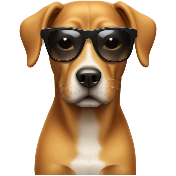 dog with sunglasses  emoji