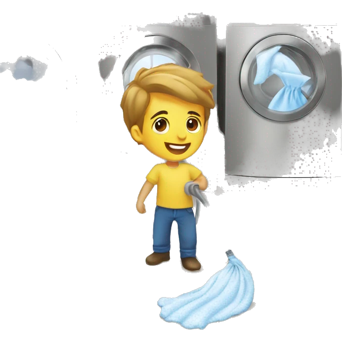 washing floors emoji