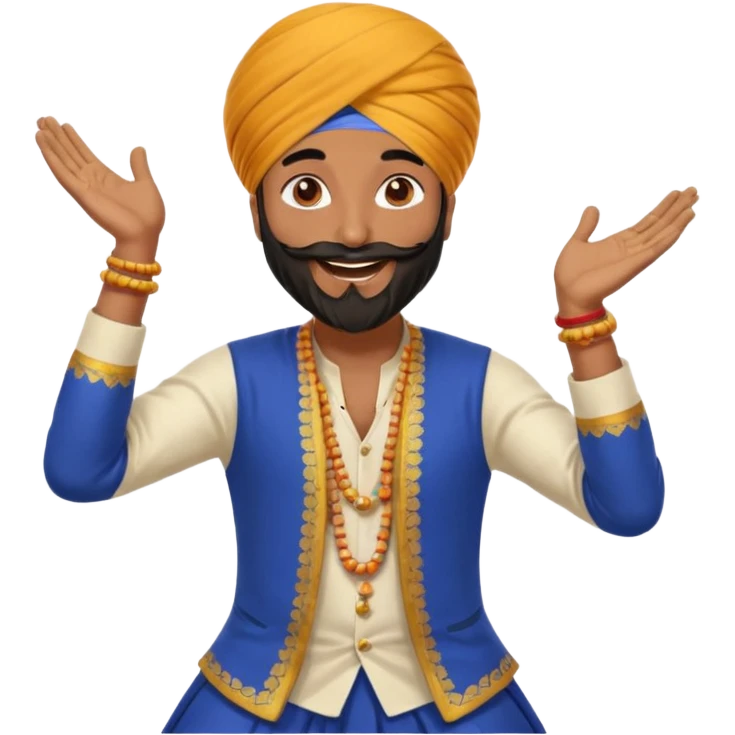 Sikh  Punjabi music bhangra emoji