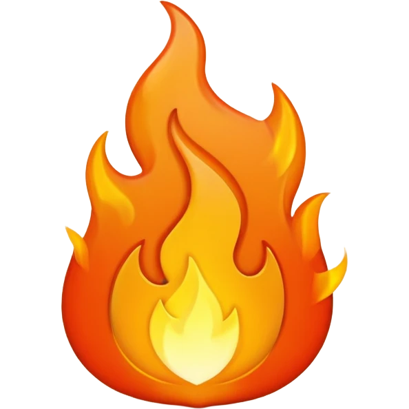 Zarza ardiendo emoji