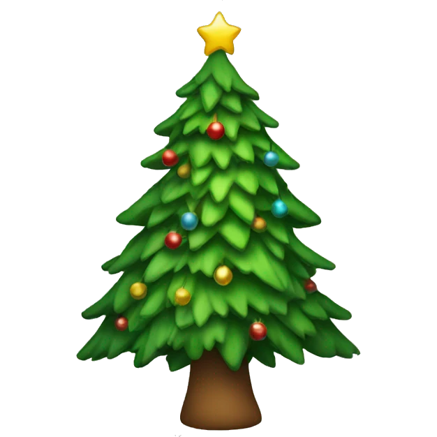 Christmas tree emoji