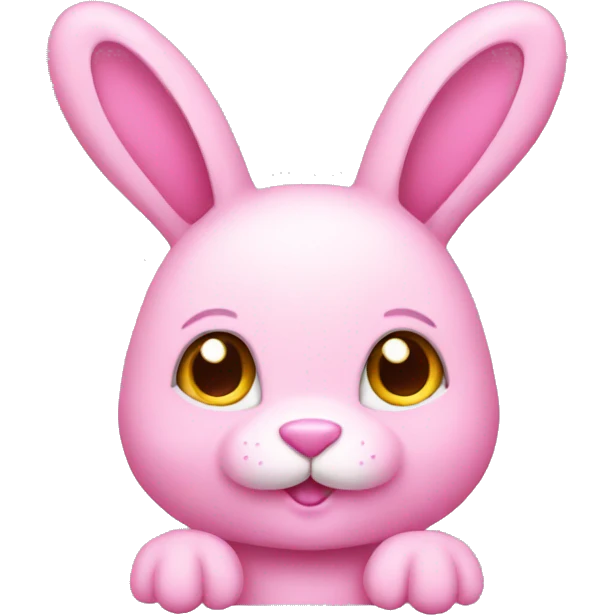 pink bunny emoji