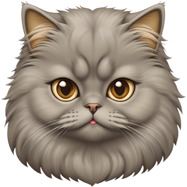 cinematic-adorable-big-eyed-fluffy-grey-persian-cat-portrait-emoji,-head-tilted-playfully-with-a-sweet-expression,-fluffy-grey-fur-with-rich-caramel-and-gold-undertones,-simplified-yet-irresistibly-cute-features-with-large,-expr emoji