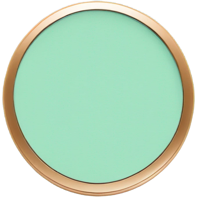 Light blue compact powder emoji
