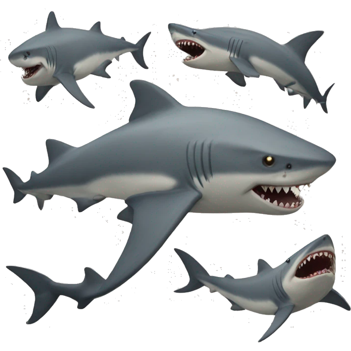 Jeff the land shark emoji