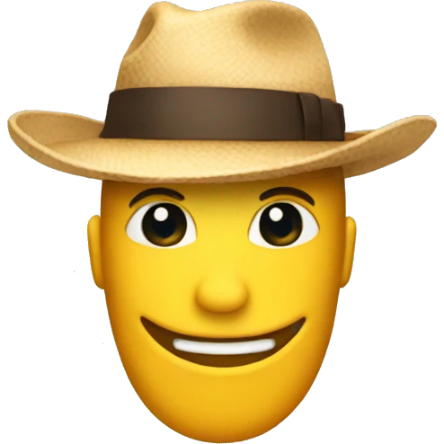 chat avec un chapeau  emoji