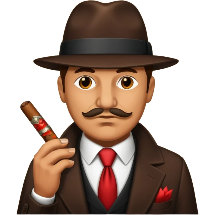 mafia boss cigar emoji