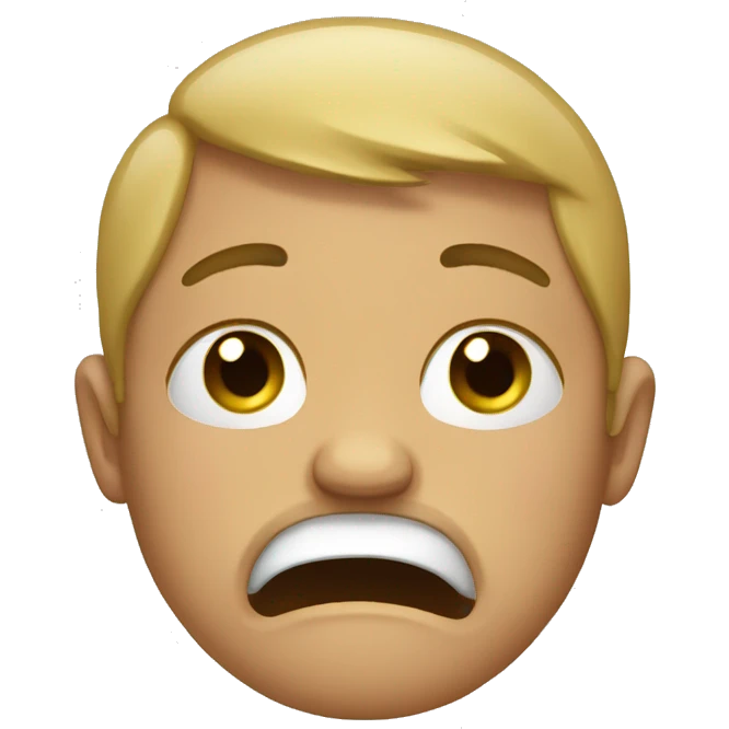crying noo  emoji