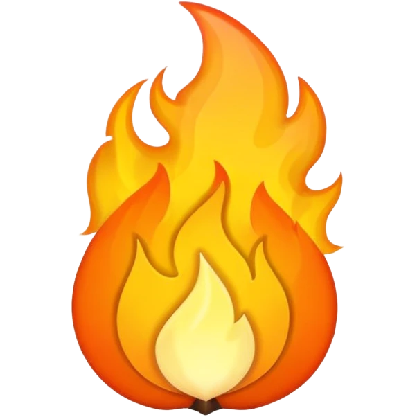 fire desolation symbol emoji