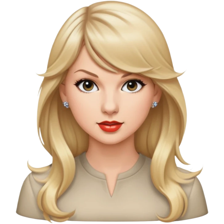 taylor swift long hair emoji