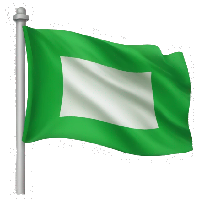 Green flag emoji