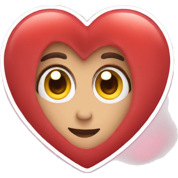 Heart sticker emoji
