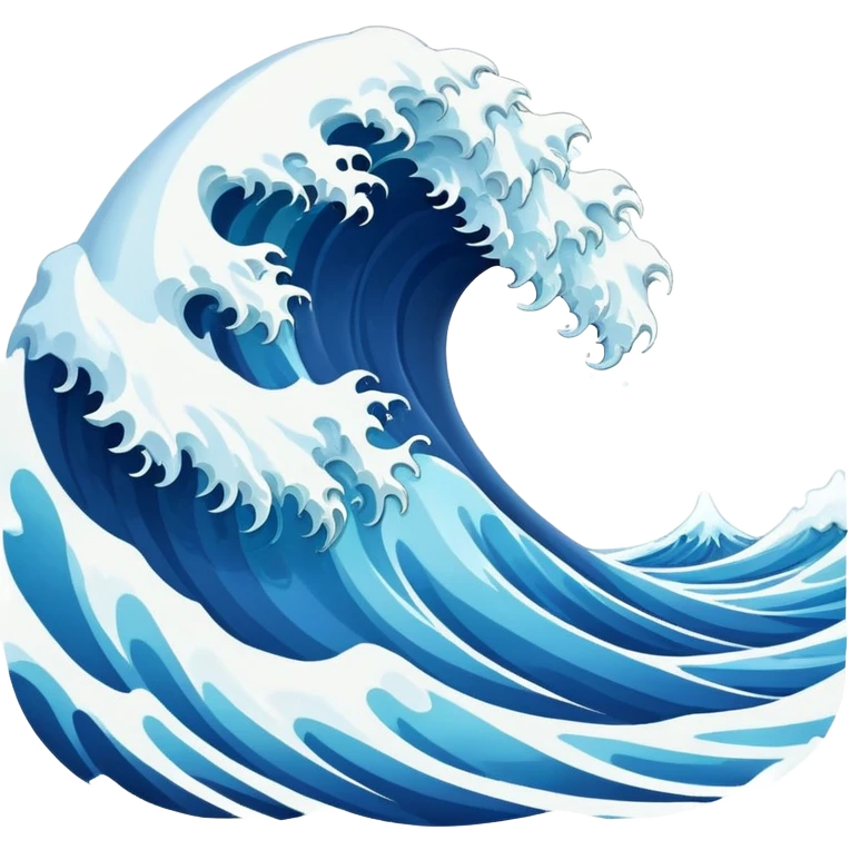 ocean wave emoji
