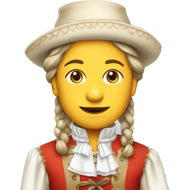 alsace traditionnal costume emoji