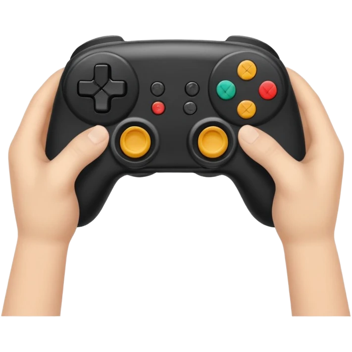 game controller for multiplayer session with 2 persons emoji